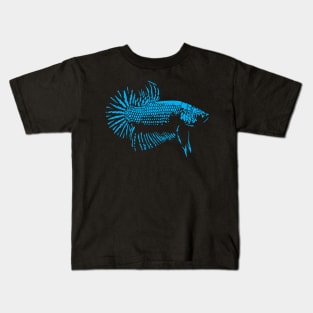 Betta - CYAN Kids T-Shirt